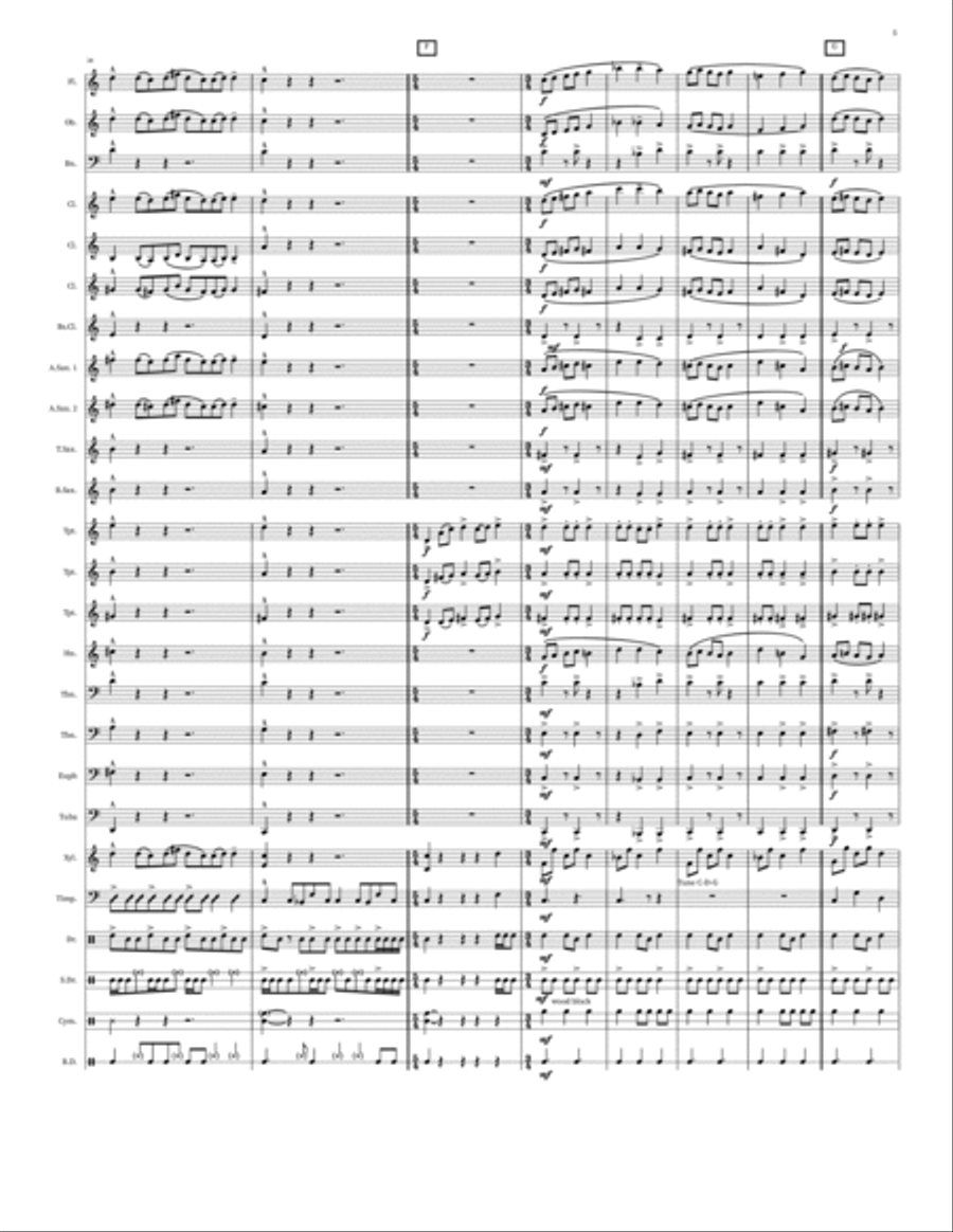 Bandapalooza Now! Concert Band scores gallery preview page 5