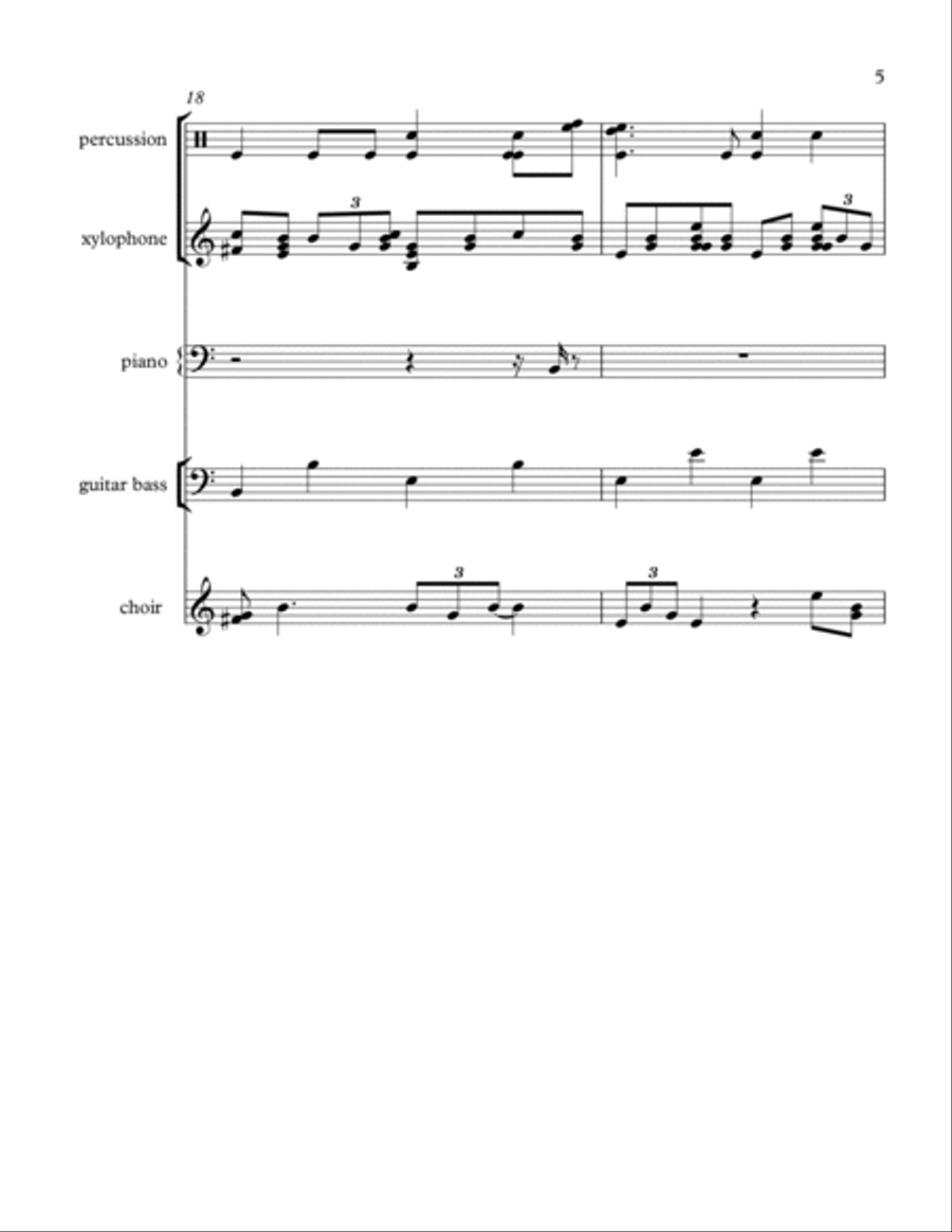 Dolorosa - Score Only Concert Band scores gallery preview page 5