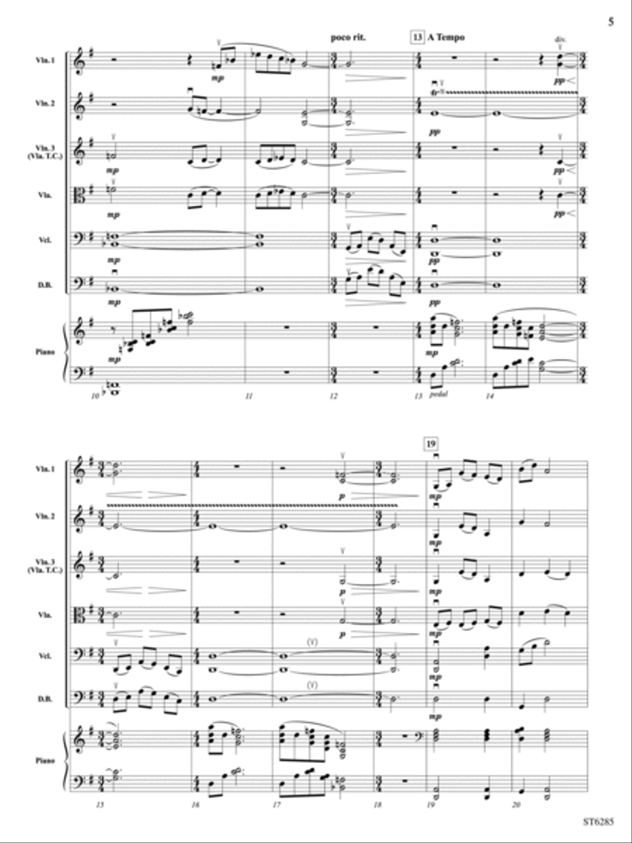 Possibilities...: Score String Orchestra scores gallery preview page 5