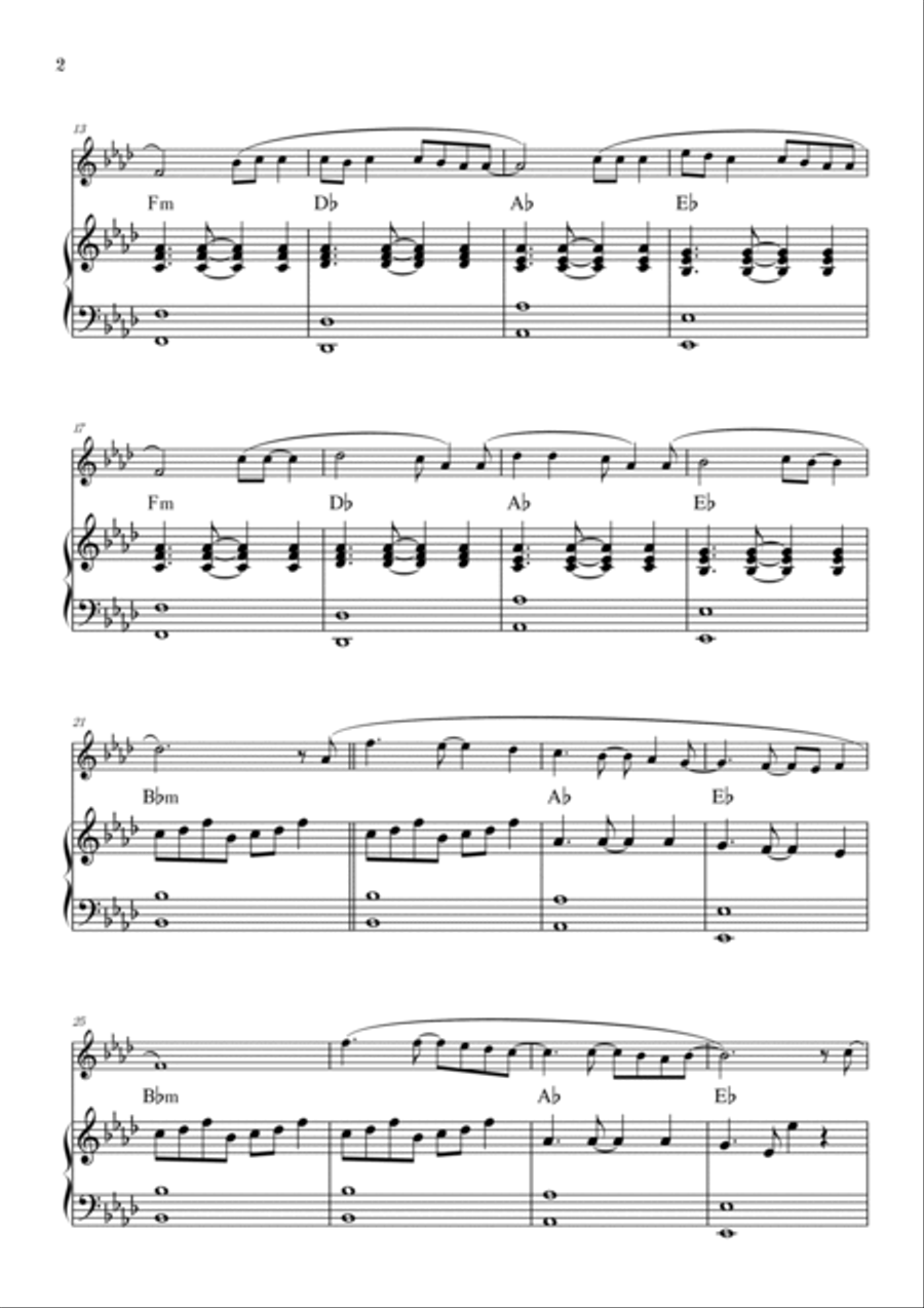 All Of Me Piano scores gallery preview page 2