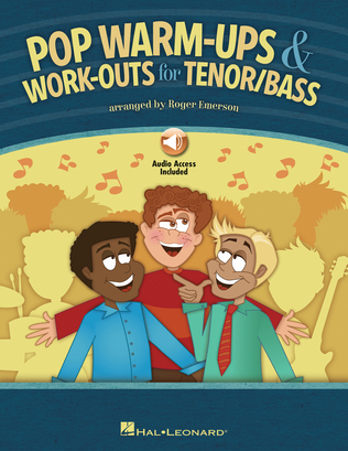 Book cover for Pop Warm-Ups and Work-Outs for Tenor/Bass