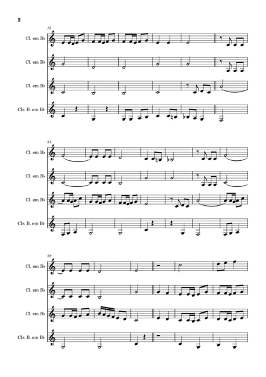 Alecrim (Rosemary) Alecrim (Rosemary) Woodwind Ensemble scores gallery preview page 3