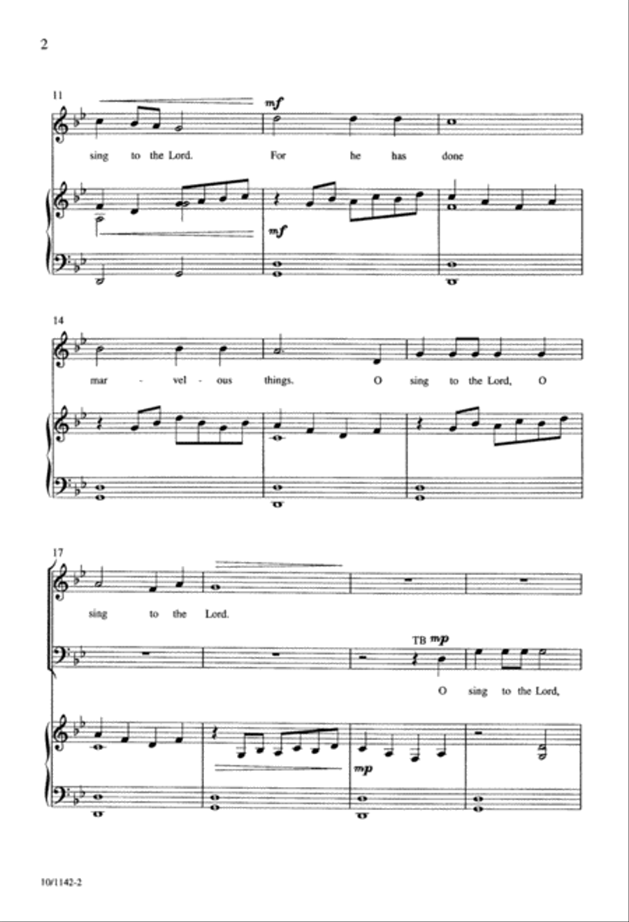 He Has Done Marvelous Things 4-Part scores gallery preview page 2