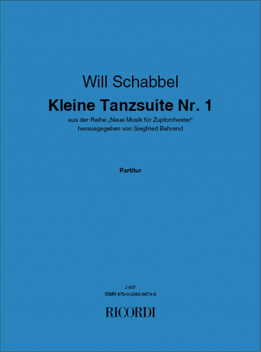 Kleine Tanzsuite Nr. 1 Score scores gallery preview page 1