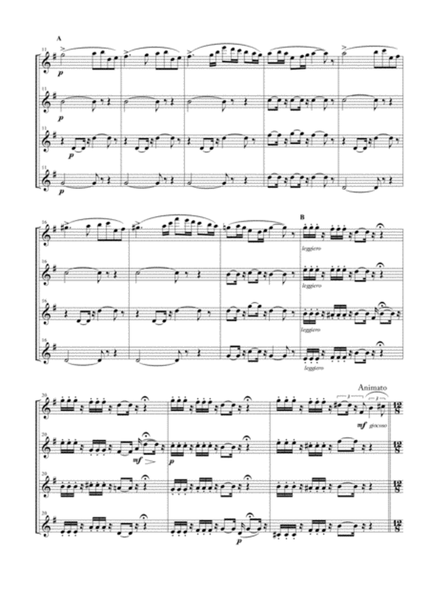 Pastorale from "L'Arlesienne Suite No. 2" for Flute Quartet image number null