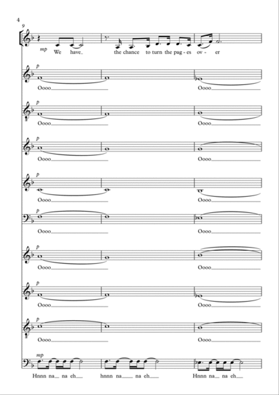 You're The Voice You're The Voice A Cappella scores gallery preview page 4