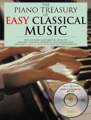 Book cover for The Piano Treasury of Easy Classical Music