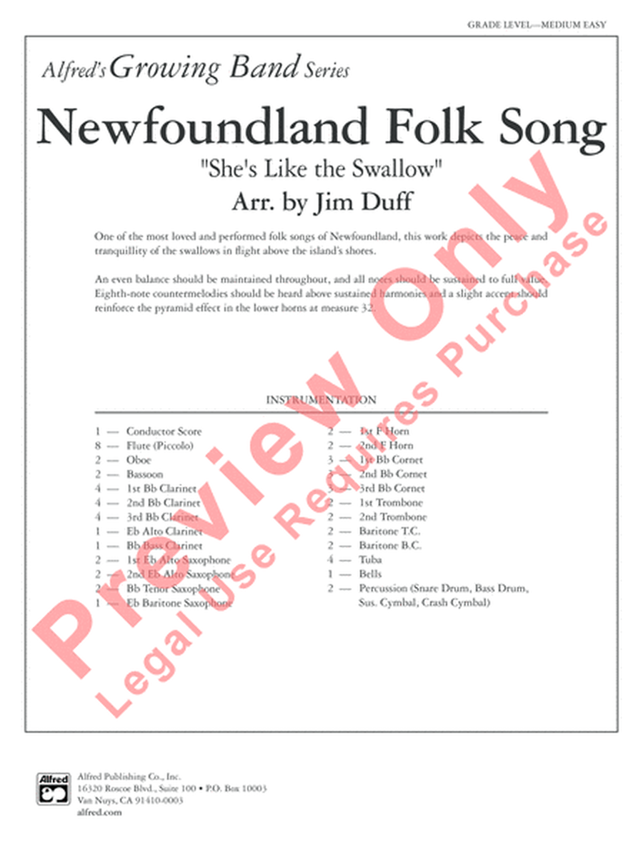 Newfoundland Folk Song