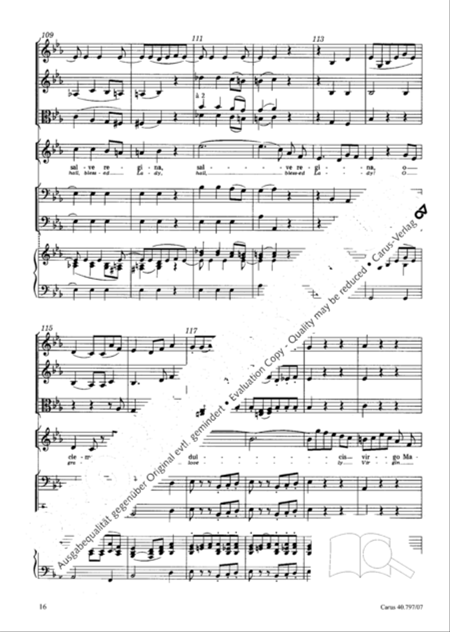 Ave maris stella (Ave maris stella (Ave, Stern der Meere)) Flute scores gallery preview page 17