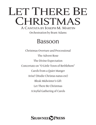 Book cover for Let There Be Christmas Orchestration - Bassoon