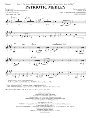 Patriotic Medley - Bb Clarinet