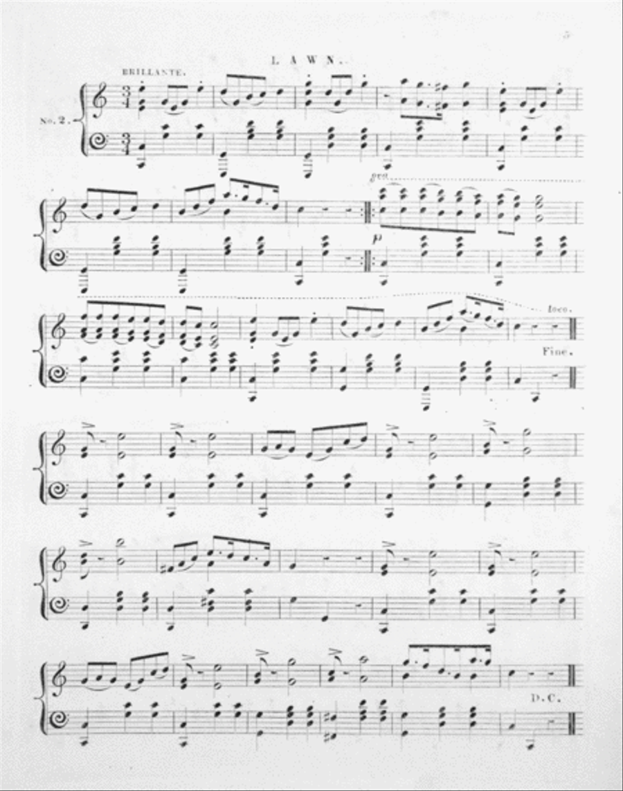 Glenmary Waltzes. No. 1 Piano Solo scores gallery preview page 4