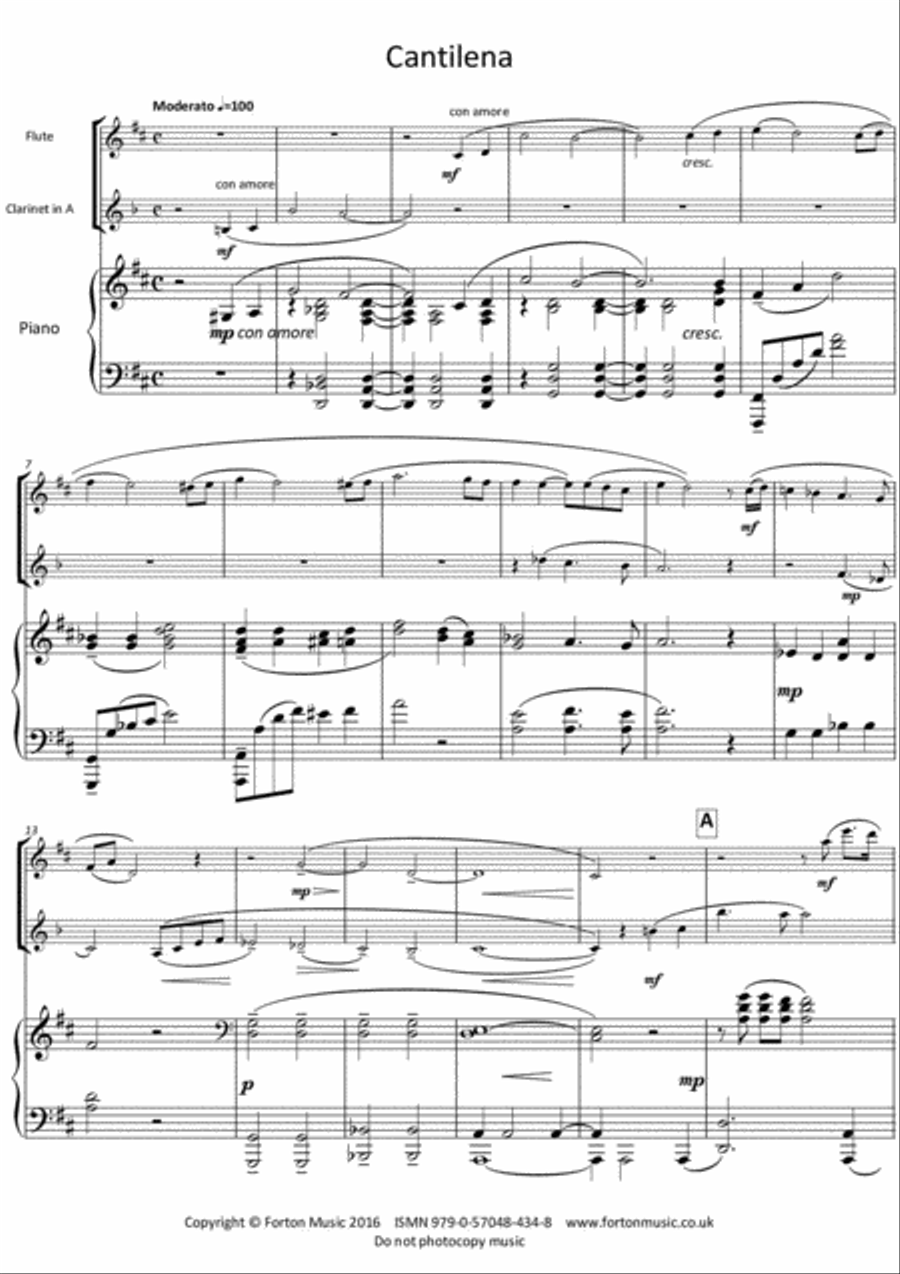 Cantilena Cantilena Flute scores gallery preview page 2
