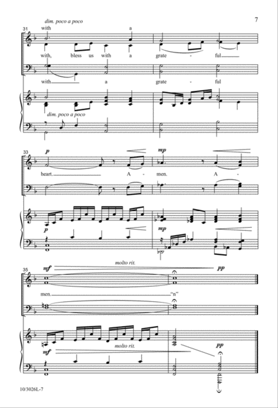 A Grateful Heart 4-Part scores gallery preview page 7