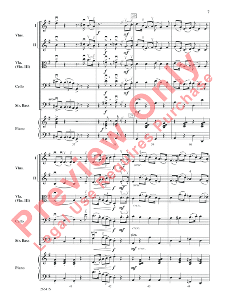 The Wizard of Oz String Orchestra scores gallery preview page 8