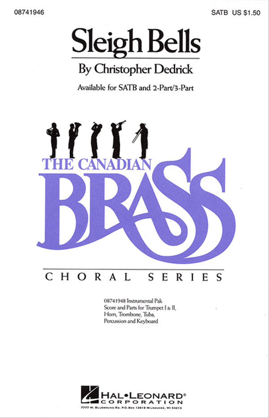 Sleigh Bells 4-Part scores gallery preview page 1