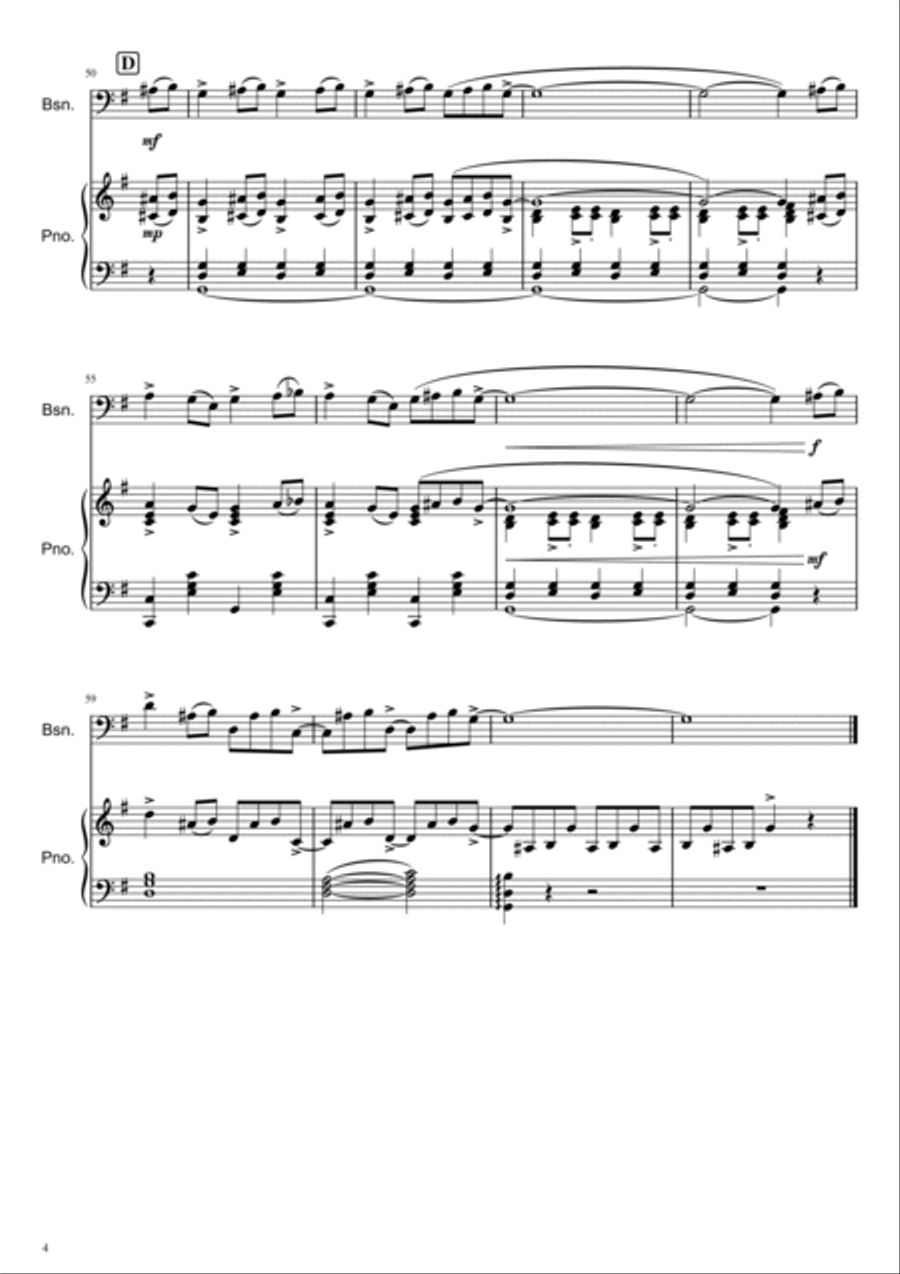 St. Louis Blues - Bassoon Bassoon scores gallery preview page 4