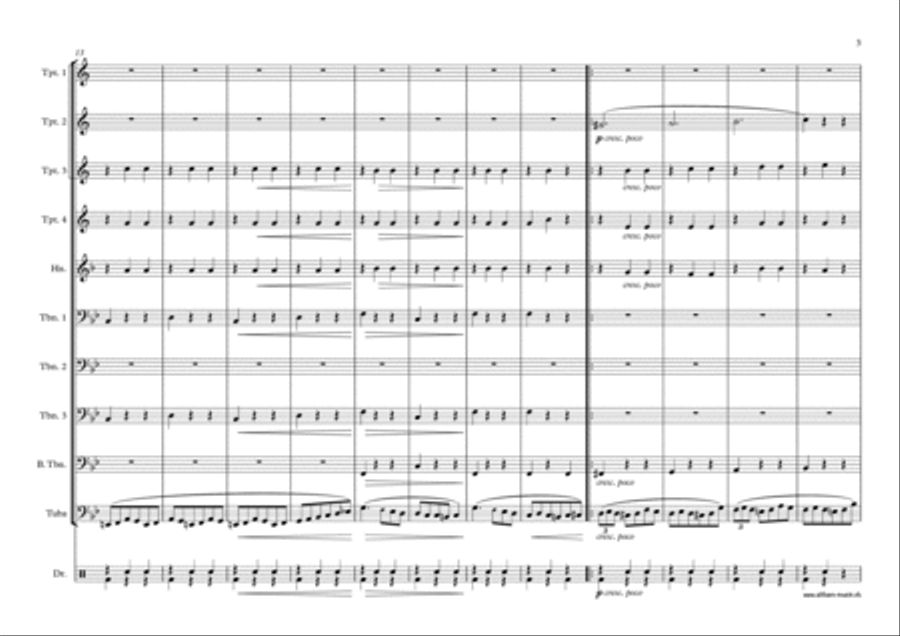 Minute Waltz for Tuba and Brass Choir