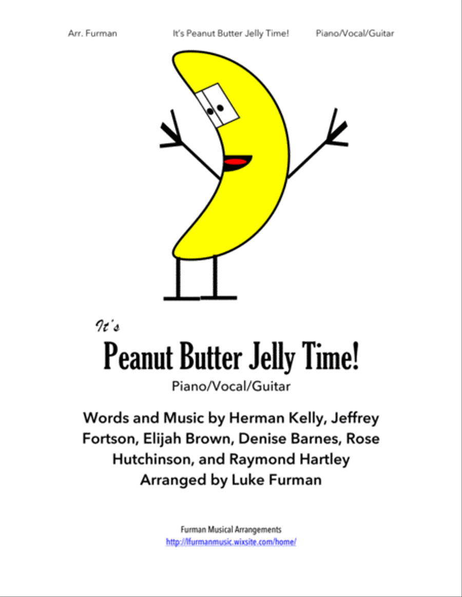 Peanut Butter Jelly Time Voice scores gallery preview page 1