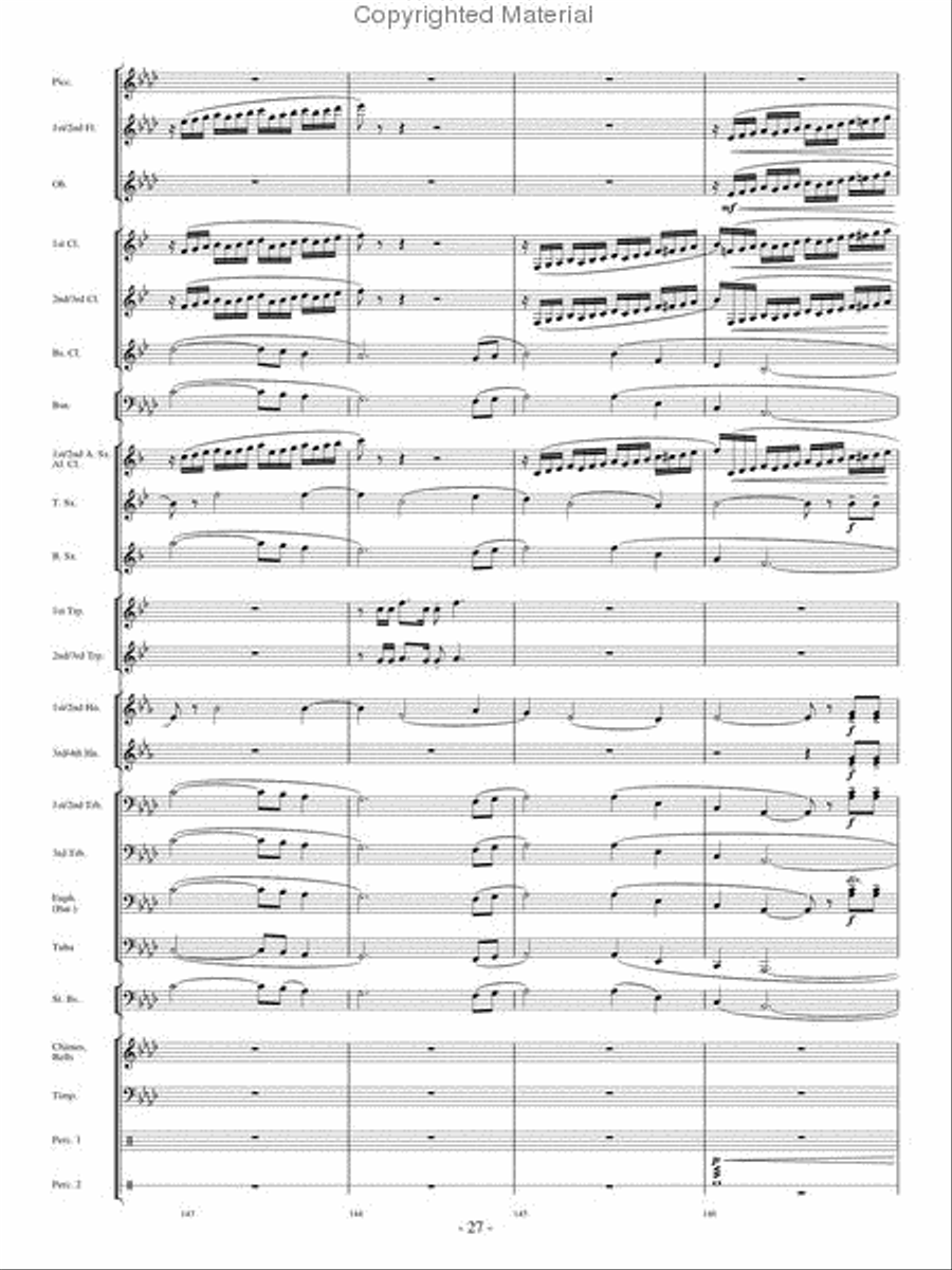 Broad Stripes and Bright Stars Concert Band scores gallery preview page 26