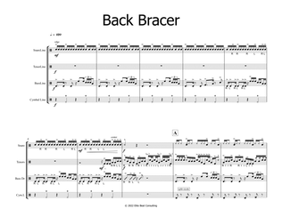 Drum Line Cadence - Back Bracer