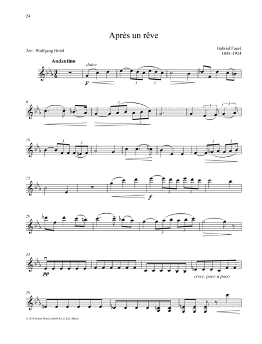 Après un rêve String Quartet scores gallery preview page 3