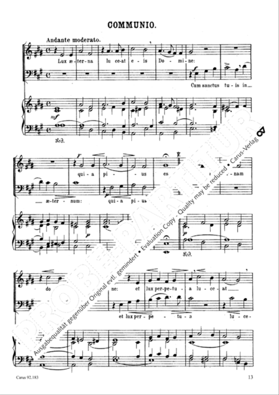 Missa pro defunctis 2-Part scores gallery preview page 14