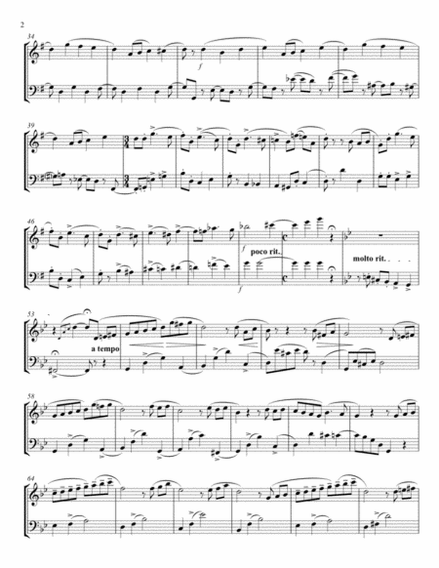 2 Violin & Cello duets by Tchaikovsky image number null