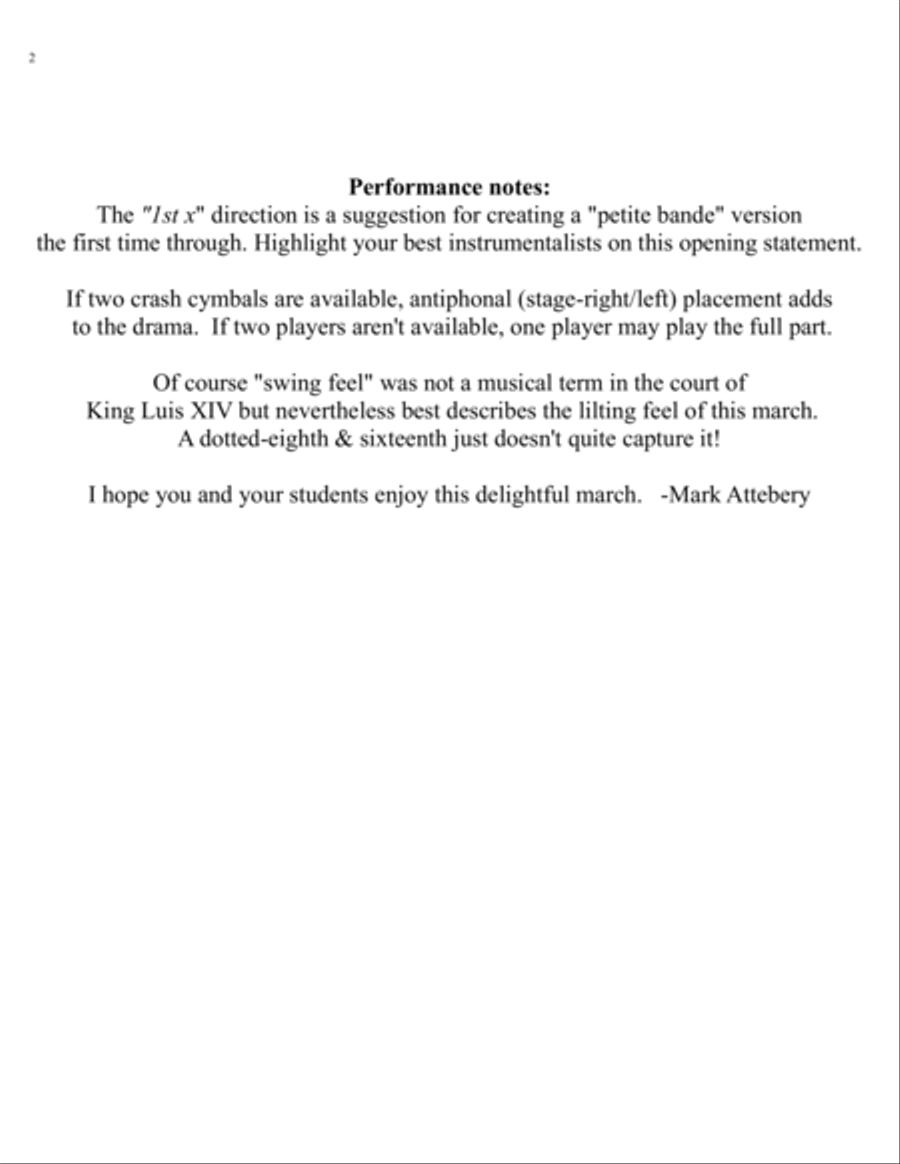 March for a Turkish Ceremony Concert Band scores gallery preview page 2