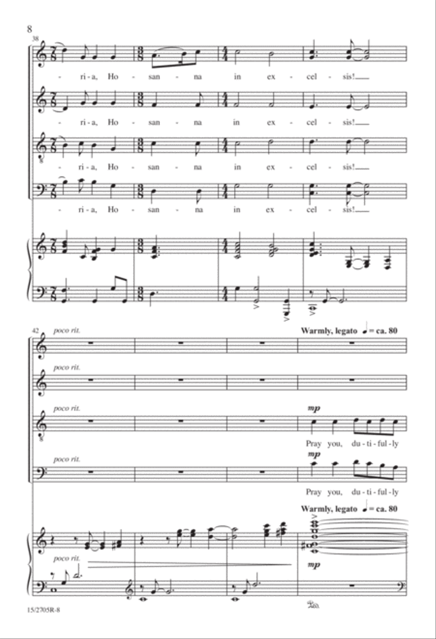 Ding, Dong! Merrily on High 4-Part scores gallery preview page 8