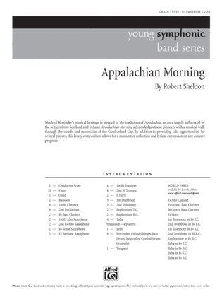 Book cover for Appalachian Morning: Score