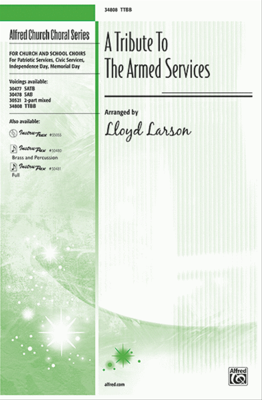 A Tribute to the Armed Services (A Medley) Men's Choir scores gallery preview page 1
