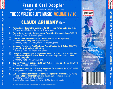 Franz & Carl Doppler: Complete Flute Music, Vol. 1