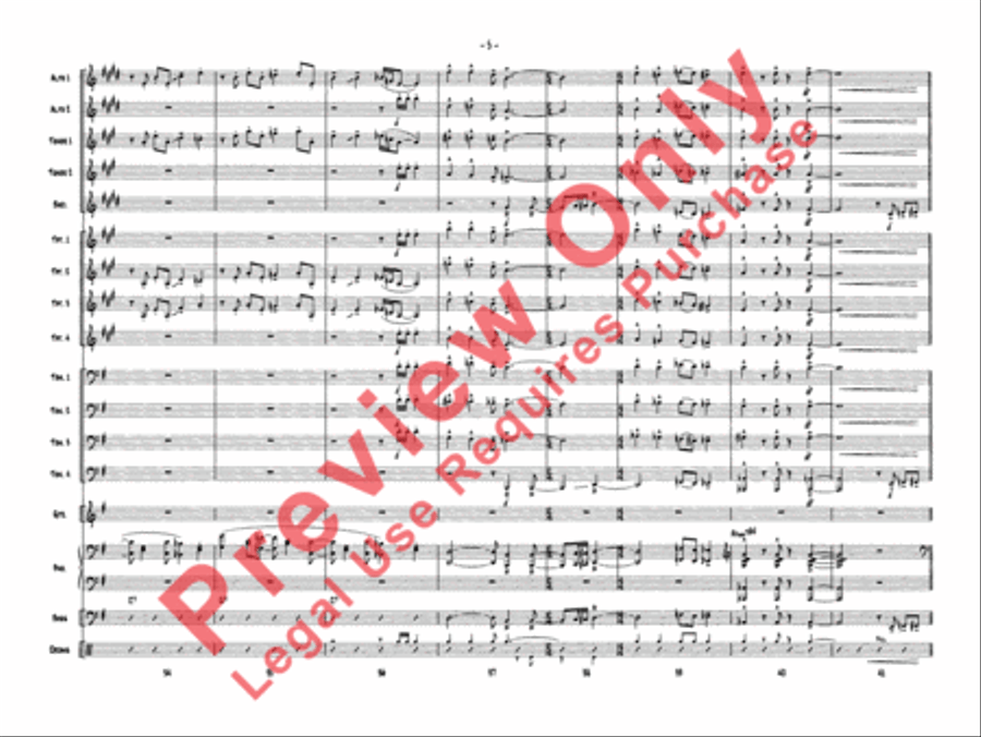 One Mint Julep Jazz Ensemble scores gallery preview page 8