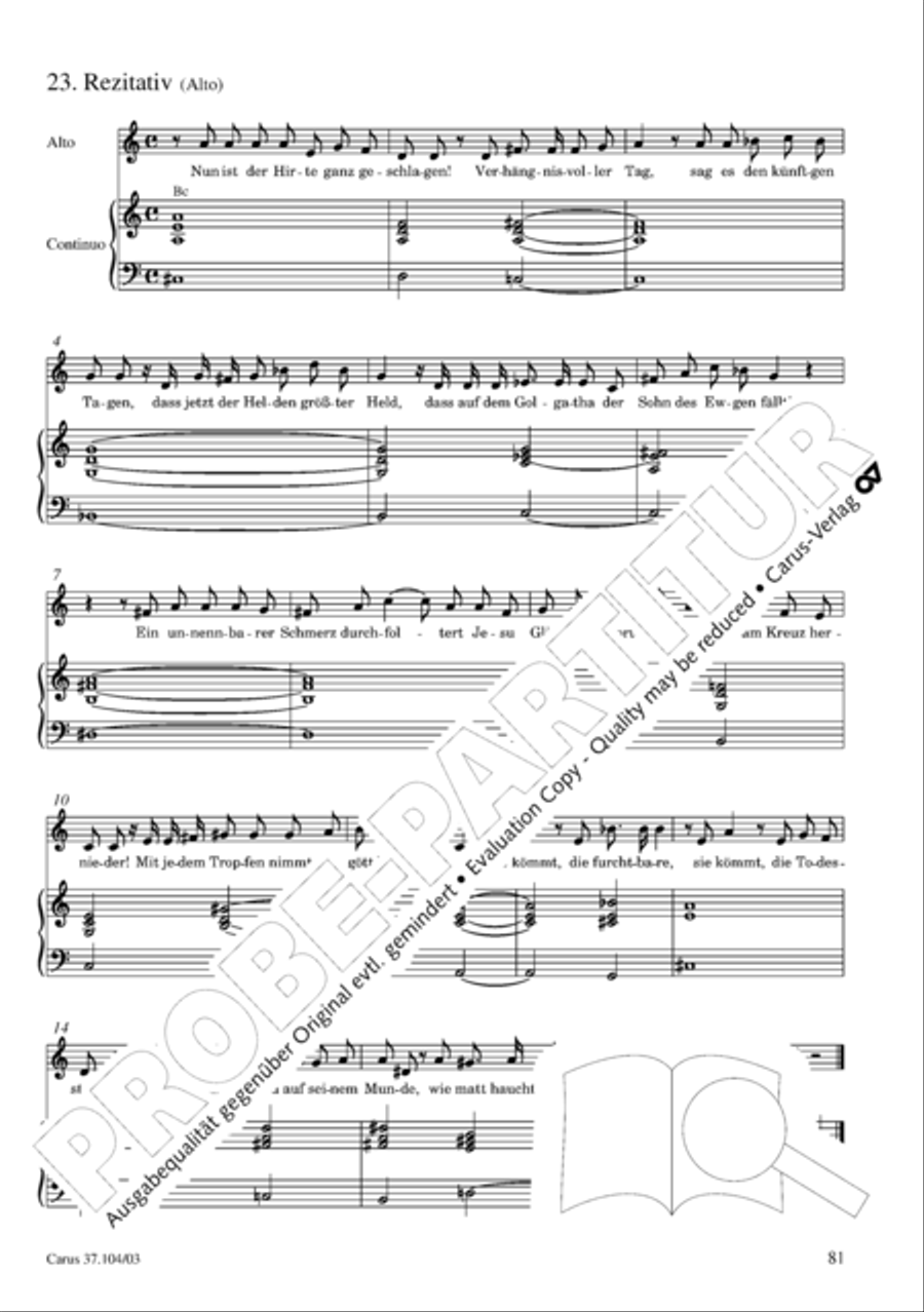 Ein Lammlein geht und tragt die Schuld 4-Part scores gallery preview page 82