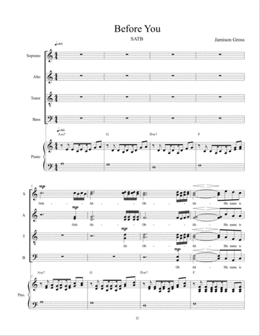 Before You 4-Part scores gallery preview page 1