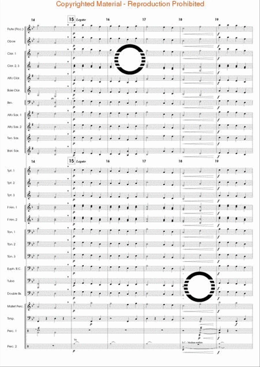 Articulation Studies Concert Band scores gallery preview page 38