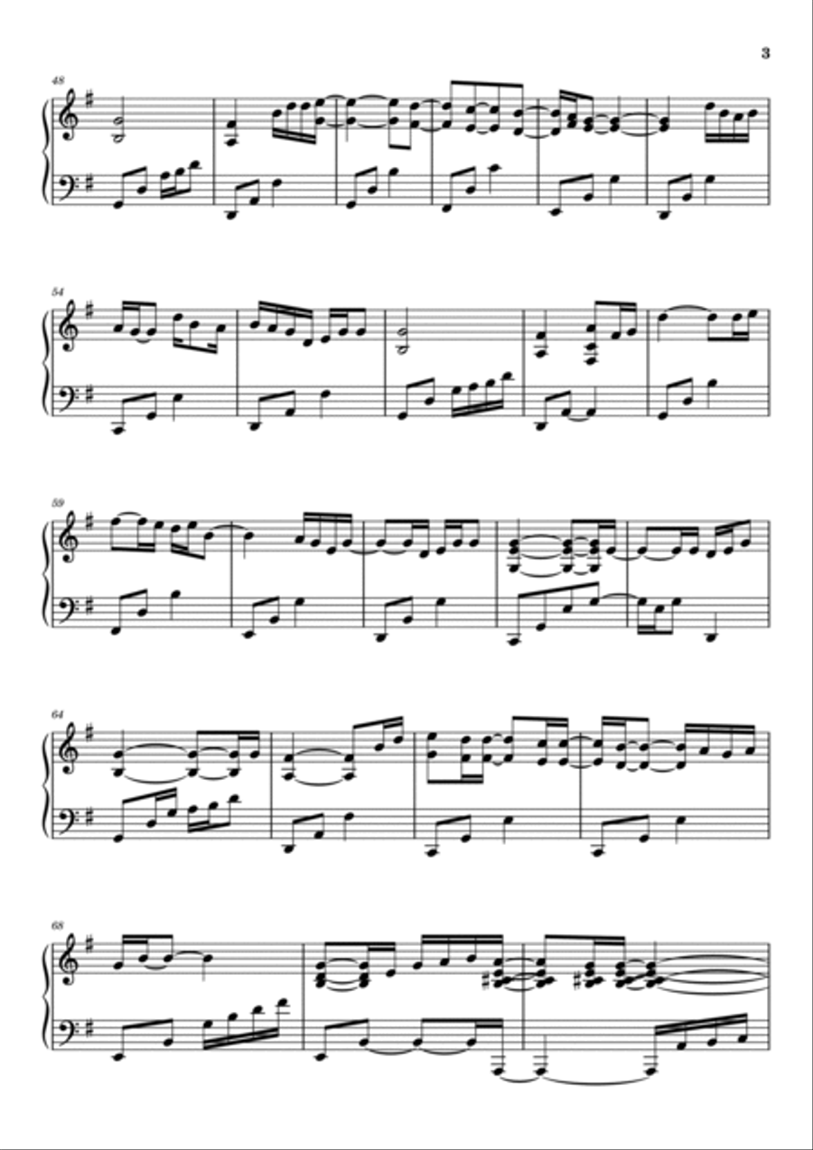 Home Piano Solo scores gallery preview page 3