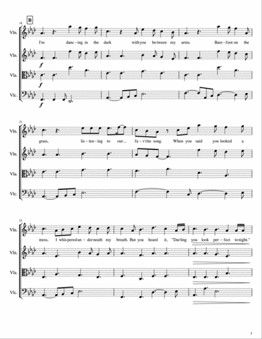 Perfect String Quartet scores gallery preview page 3