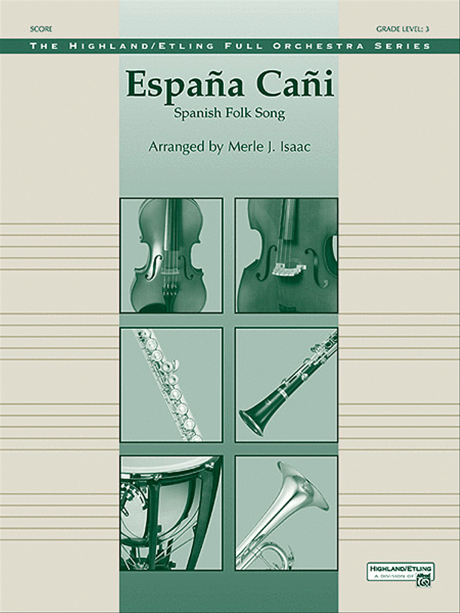 España Cañi Full Orchestra scores gallery preview page 1