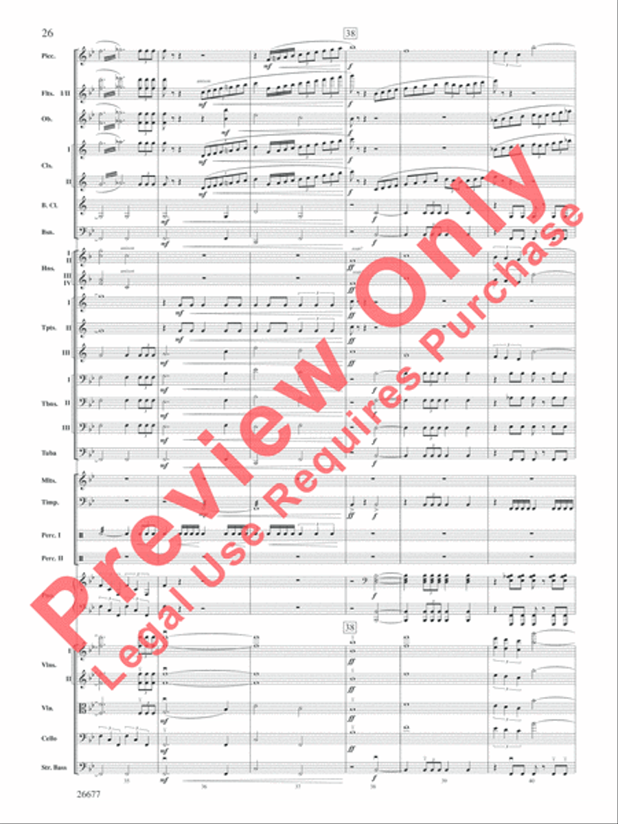 Star Wars Epic -- Part II, Suite from the Full Orchestra scores gallery preview page 27