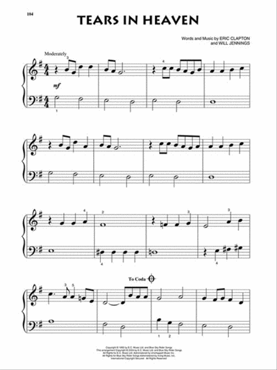 The Most Beautiful Songs Ever Piano Solo scores gallery preview page 4
