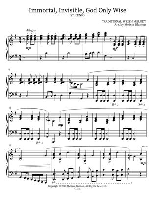 Immortal, Invisible, God Only Wise ~ Piano Solo Hymn Arrangement