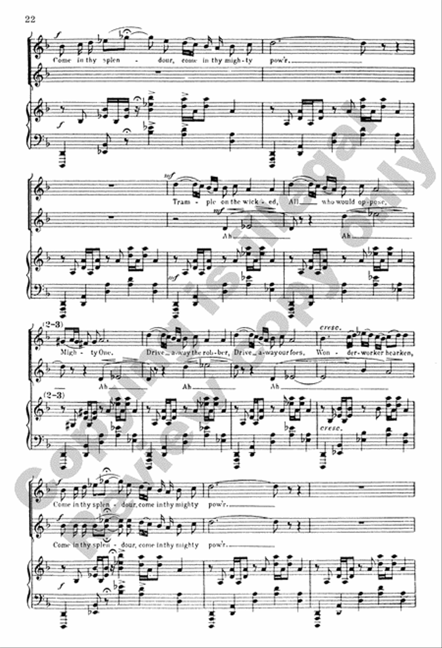 Choral Hymns from the Rig-Veda, Group 3 SSAA scores gallery preview page 12