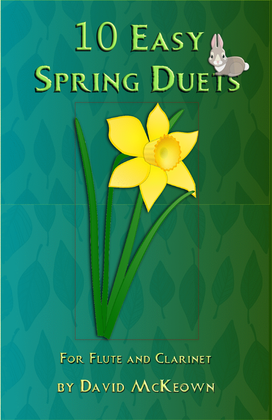 Book cover for 10 Easy Spring Duets for Flute and Clarinet