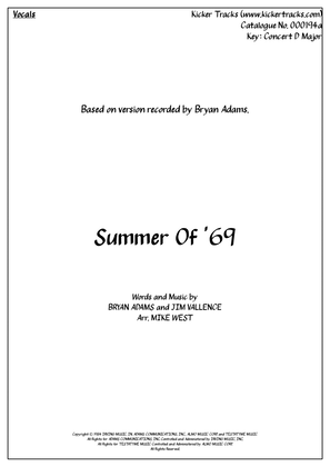Book cover for Summer Of '69