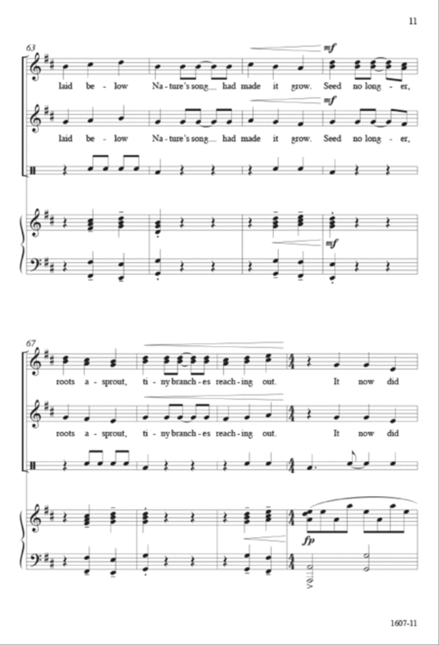 The Seedling - SA Octavo SA scores gallery preview page 10