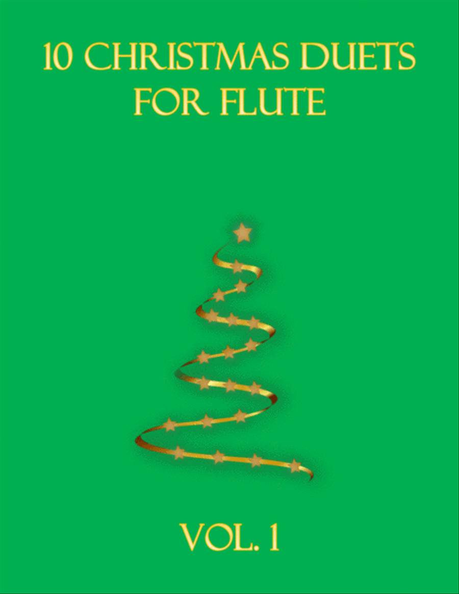 10 Christmas Duets for flute (Vol. 1) Flute Duet scores gallery preview page 1