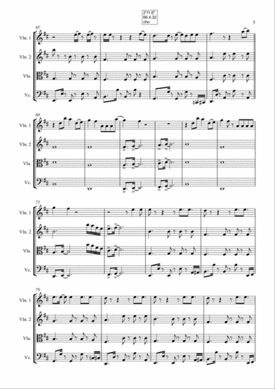 Don't Start Now Small Ensemble scores gallery preview page 5