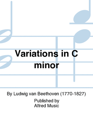 Book cover for Beethoven: Variations in C Minor